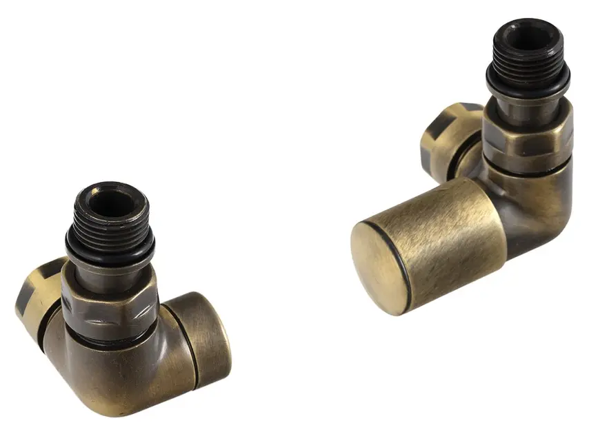 Levně Sapho - Připojovací sada ventilů Simply Corner, pravé provedení, bronz TM1248