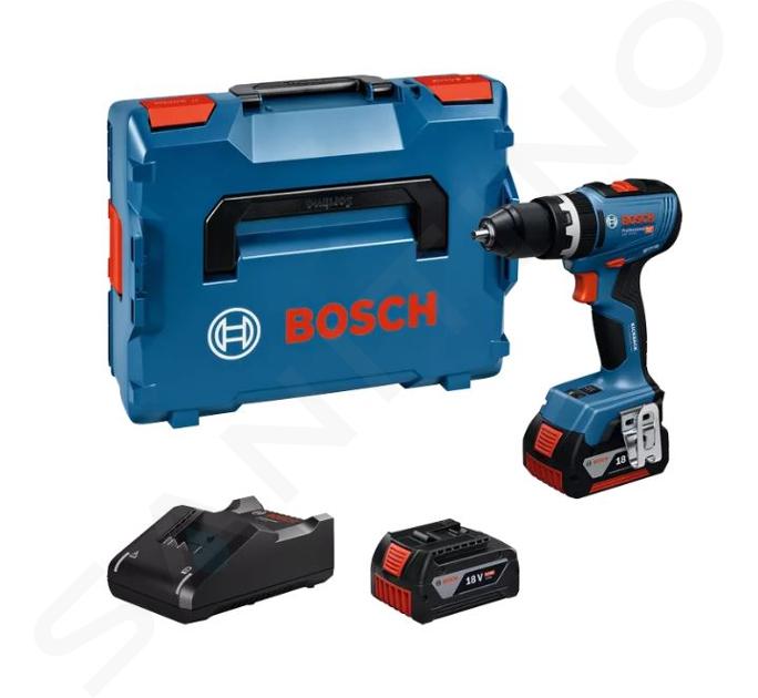 Bosch Náradie - 18V AKU vŕtačka s príklepom, 2x aku 5,0 Ah GBA, nabíjačka 06019N3303