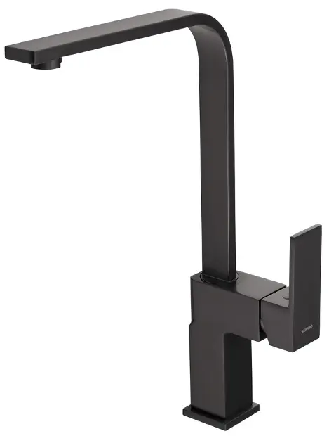 Levně Sapho - Dřezová baterie Fracto, gun metal FA125GM