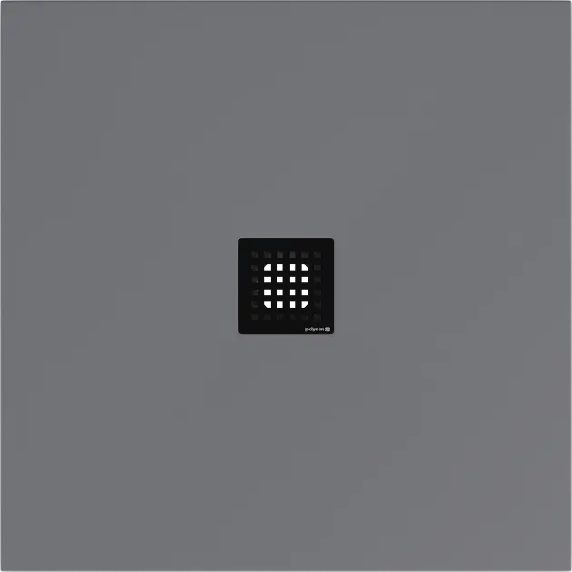 Polysan Flexia - Душ-тава 90x90 см, матово сиво 71546.31