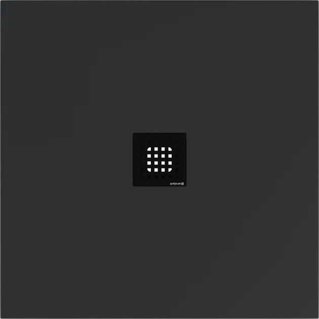 Polysan Flexia - Душ корито 90x90 см, матов антрацит 71546.51