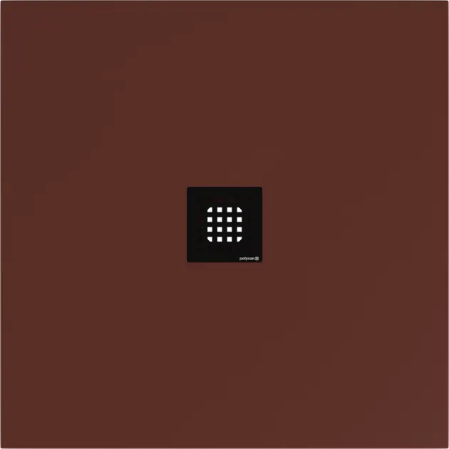 Polysan Flexia - Piatto doccia 90x90 cm, marrone opaco 71546.71