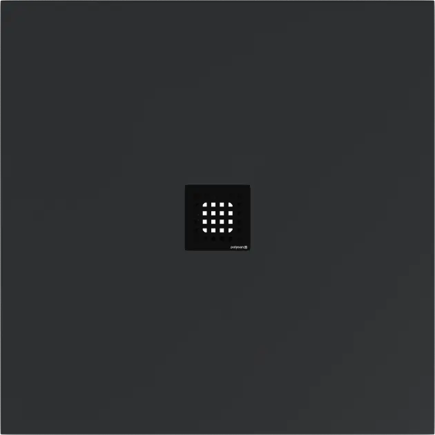 Polysan Flexia - Душ корито 100x100 см, матов антрацит 71552.51