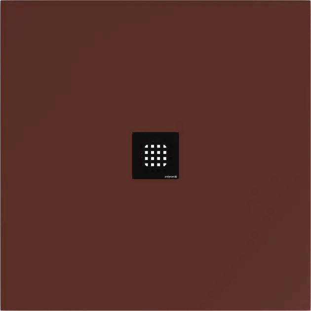 Polysan Flexia - Душ корито 100x100 см, матово кафяво 71552.71