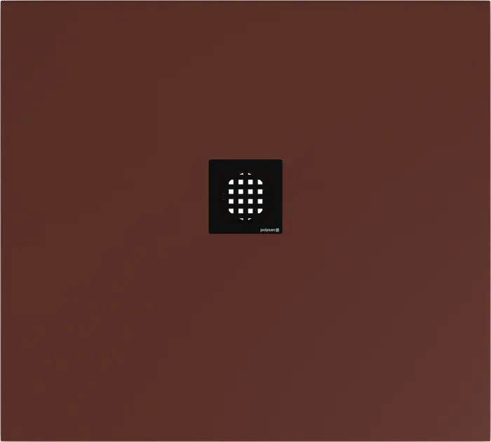 Polysan Flexia - Душ корито 100x90 см, матово кафяво 72925.71