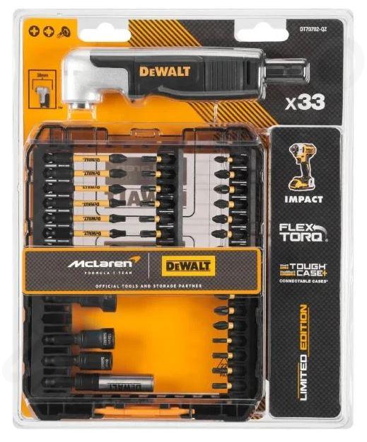 DeWALT Accessori - set di punte da 33 pezzi con attacco rettangolare, McLaren DT70782