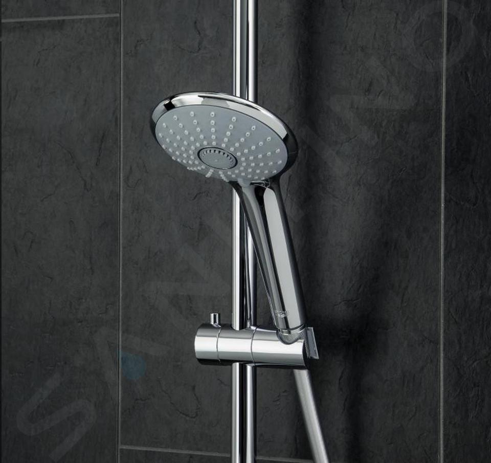 olifant verdrievoudigen onwettig Grohe Euphoria - Regendouchesysteem met thermostaat, 180 mm, 3-jets, chroom  27296001 | Sanitino.nl