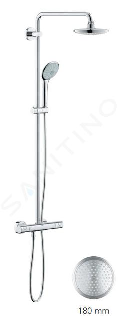 EUPHORIA SYSTEM 180  Columna de ducha Columna de ducha de pared