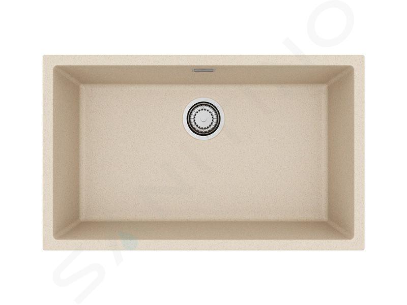 Alveus Omni - Granitový drez 75x45 cm, terra 1150060