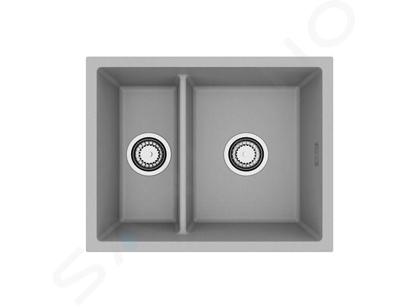 Alveus Omni - Granitový drez 55x45 cm, concrete 1150066