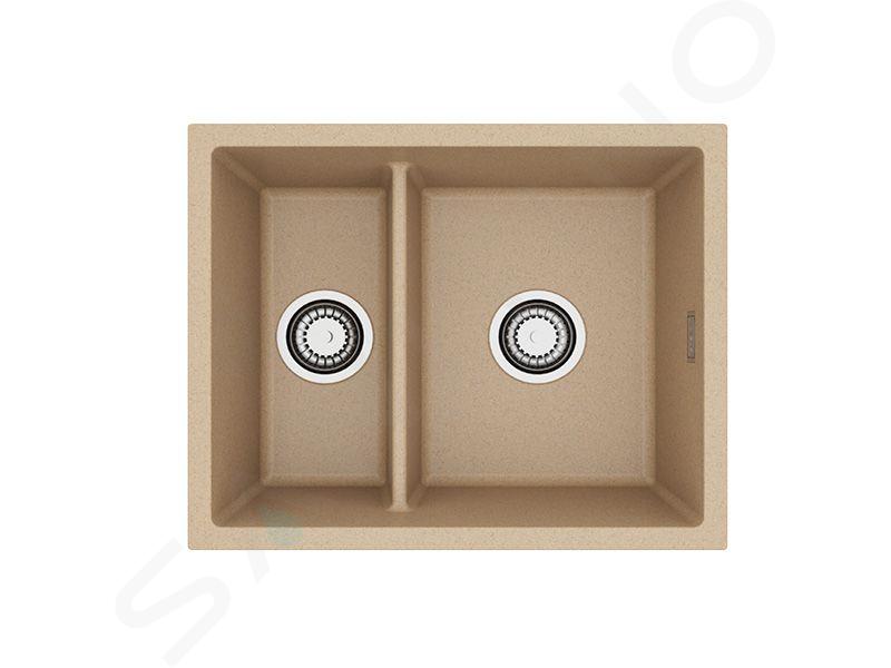 Alveus Omni - Granitový drez 55x45 cm, beige 1150068