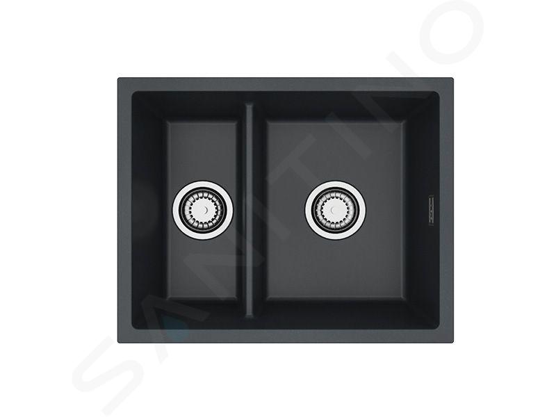 Alveus Omni - Granitový drez 55x45 cm, carbon 1150069