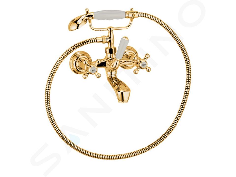 Kludi Adlon - Badkraan met accessoires, goud 514414520