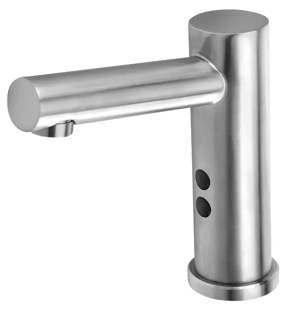 Aqualine Zoro - Elektroniczna bateria umywalkowa, zasilana bateryjnie 6V DC, stal nierdzewna matowa PS608