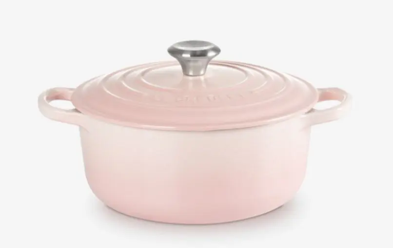 Le Creuset Signature - Ronde ovenschaal met deksel, inhoud 2,4 l, schell pink 21177207774430