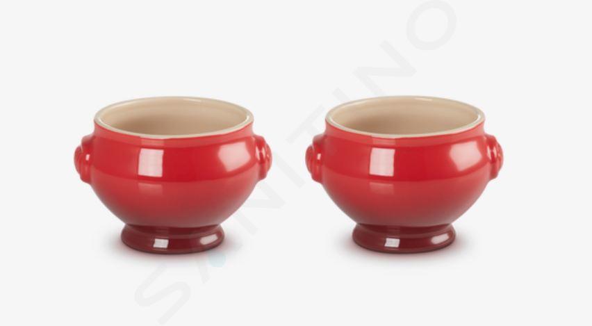 Le Creuset - Bol à soupe, volume 600 ml, 2 pcs, cerise 91017511060000