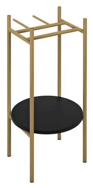 Sapho Puno - Metalen sokkel onder de gootsteen, mat goud SKA380-5