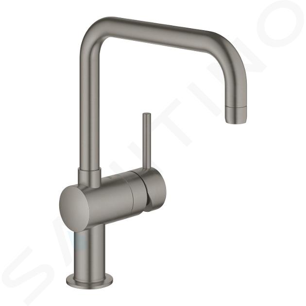 Grohe - Dřezová baterie, kartáčovaný Hard Graphite 32488AL0IIJ1