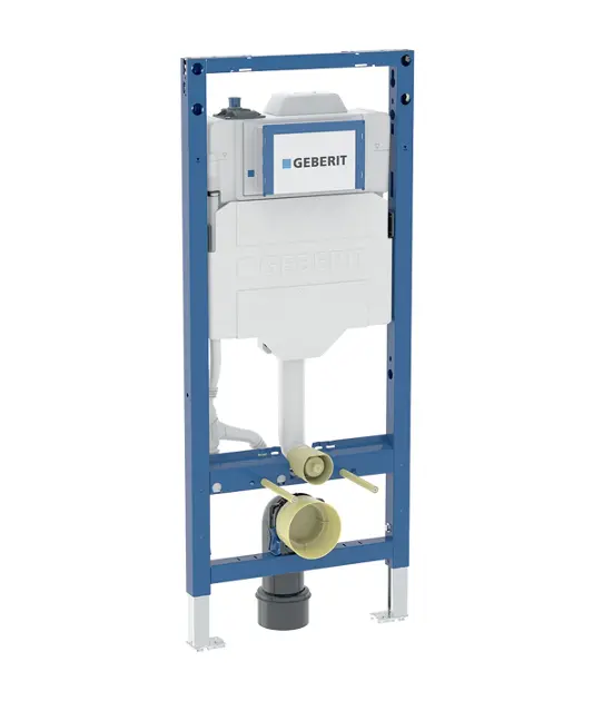 Geberit Duofix - Predstenová inštalácia na závesné WC, so splachovacou nádržkou Sigma 12 cm, s hygienickým preplachom, výška 1,2 m 111.058.00.2