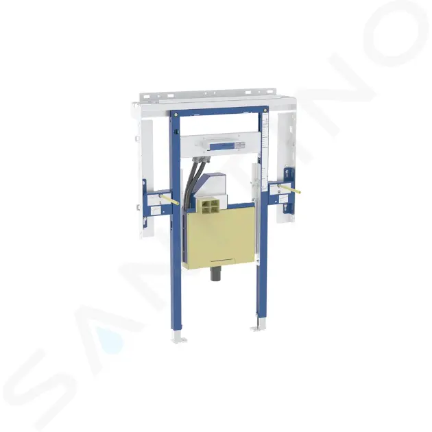 Geberit Duofix - Predstenová inštalácia pre umývadlo Geberit ONE 75 cm, pre nástennú armatúru ONE, podomietkový sifón a prvok Clou, na výšku miestnosti 111.071.00.2