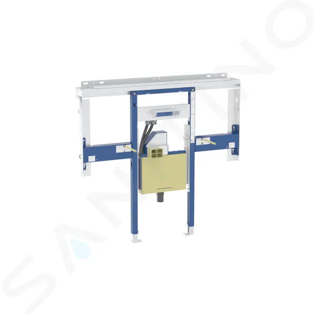 Geberit Duofix - Predstenová inštalácia pre umývadlo Geberit ONE 120 cm, pre nástennú armatúru ONE, podomietkový sifón a prvok Clou, na výšku miestnosti 111.074.00.2