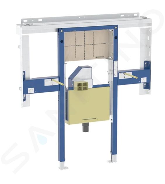 Geberit Duofix - Predstenová inštalácia pre umývadlo Geberit ONE 120 cm, pre nástennú armatúru, podomietkový sifón a prvok Clou, na výšku miestnosti 111.084.00.2