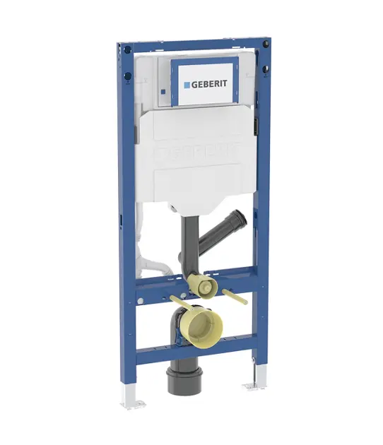 Geberit Sigma30 Bedieningsplaat – Voor 2 Spoelhoeveelheden, Diepzwart/Glanzend – Akoestisch Geïsoleerd, Snel Instelbaar