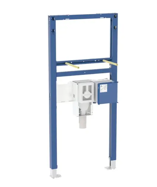 Geberit Duofix - Montážny prvok pre umývadlo, 112 cm, pre stojankovú armatúru s funkčným boxom a zápachovým uzáverom pod omietku 111.556.00.2