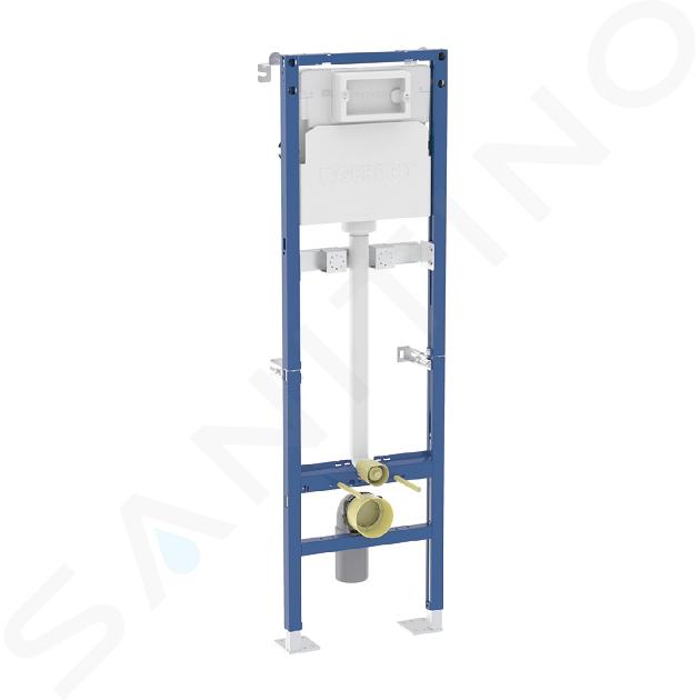 Geberit Duofix - Element montażowy do zlewu 175 cm, spłuczka podtynkowa Delta 12 cm, naścienna armatura natynkowa 111.569.00.2