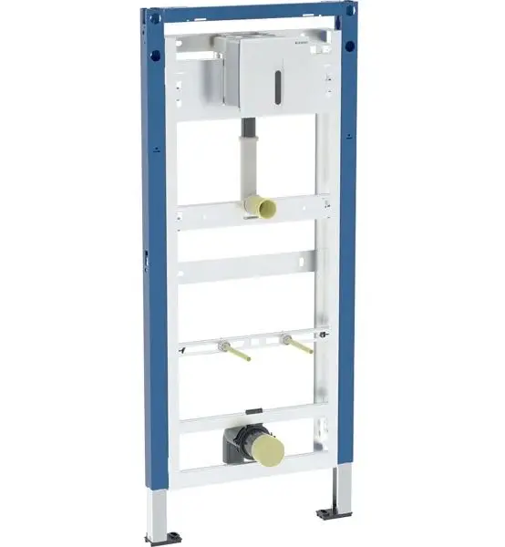 Geberit Duofix - Montážny prvok pre pisoár, 112-130 cm, univerzálny, na ovládanie splachovania pisoárov Basic, matný chróm 111.695.46.6