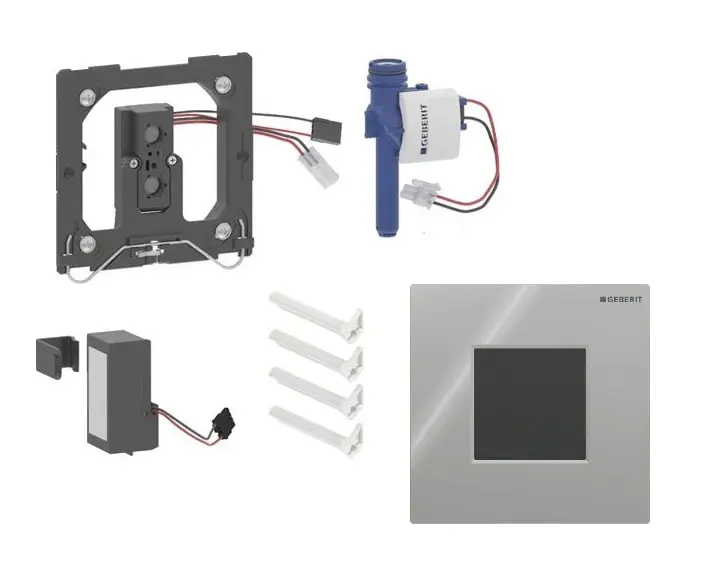 Levně Geberit - Elektronické ovládání splachování pisoárů typ 01, bateriové napájení, Bluetooth, chrom 116.094.21.1