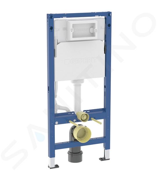 Geberit Duofix - Element montażowy do wiszącej miski WC, 112 cm, ze spłuczką podtynkową Delta 12 cm 458.129.00.2