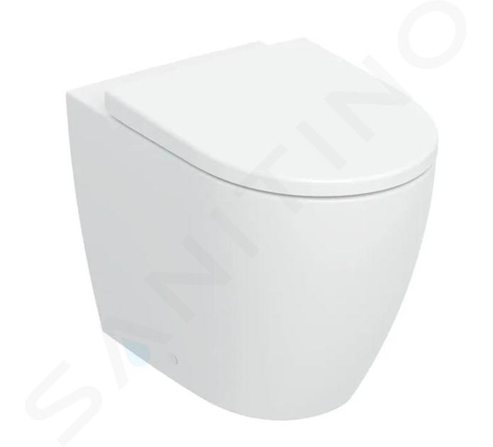 Geberit iCon - Stand-WC mit SoftClose-Sitz, Vario-Abgang, TurboFlush, mattweiß 503.080.JT.1