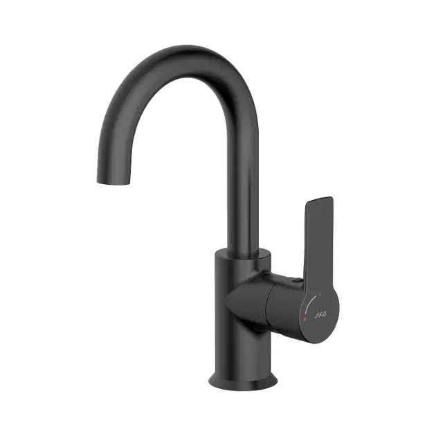 Jika Ponta Style - Slavina za umivaonik, Cold Start, mat crna H3112H17162201