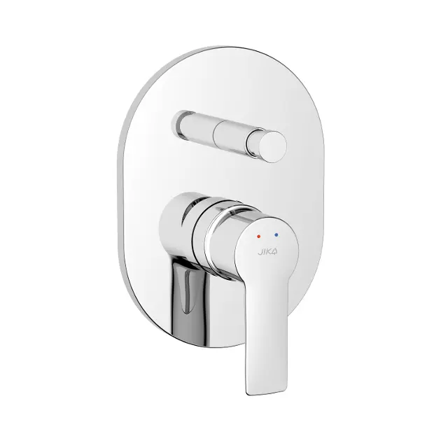 Jika Ponta Style - Baterie pod omítku, s tělesem, chrom H3212H60040001