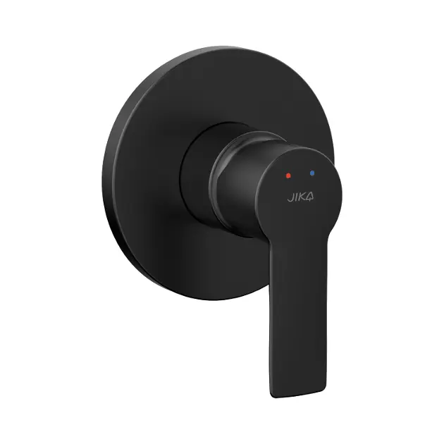 Jika Ponta Style - Ugradbena baterija za tuš, s tijelom, mat crna H3312H67160001