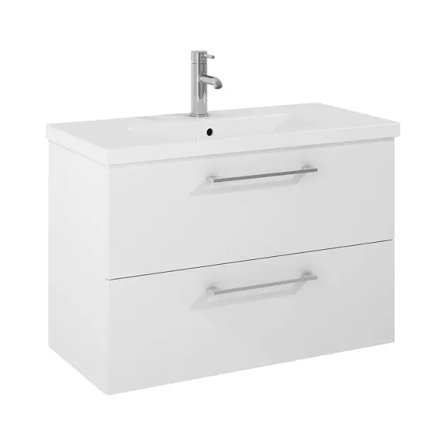 Jika Ponta - Ormarić za umivaonik, 80 x 53 x 38 cm, 2 ladice, bijela H40J5244025001