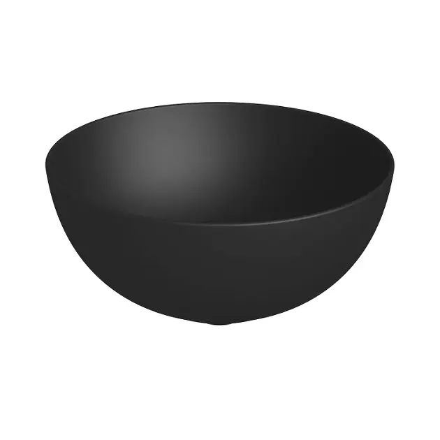 Jika Astra - Umivaonik na pult, promjer 36 cm, bez prelijevanja, bez otvora za slavinu, mat crna H8183657161121