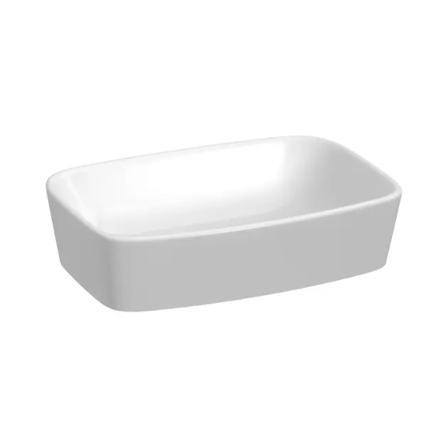Jika Lyra plus - Umivaonik na pult, 55 x 38 cm, bez prelijevanja, bez otvora za slavinu, bijeli H8183830001121