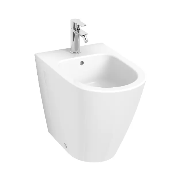 Jika Cubito Style - Samostojeći bide, s prelijevanjem, otvorom za slavinu, bijeli H8324210003021