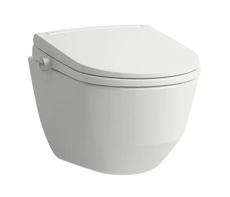 Laufen Cleanet Pro Lite - Bidet électronique avec céramique, suspendu, Rimless, abattant SoftClose, blanc H613890000S002