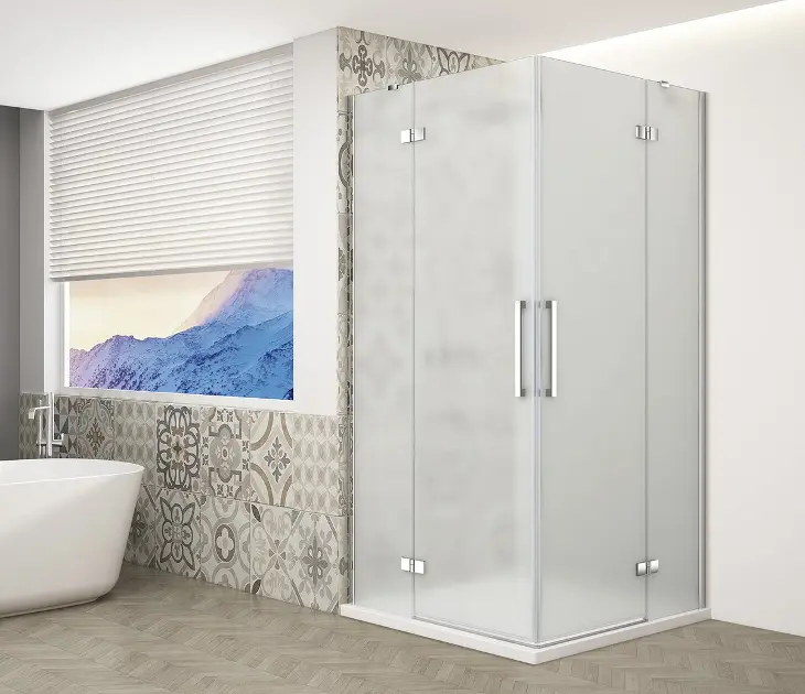 Gelco Trinity - Душ кабина 120x120 см, матирано стъкло/хром GT2212-12M-CH