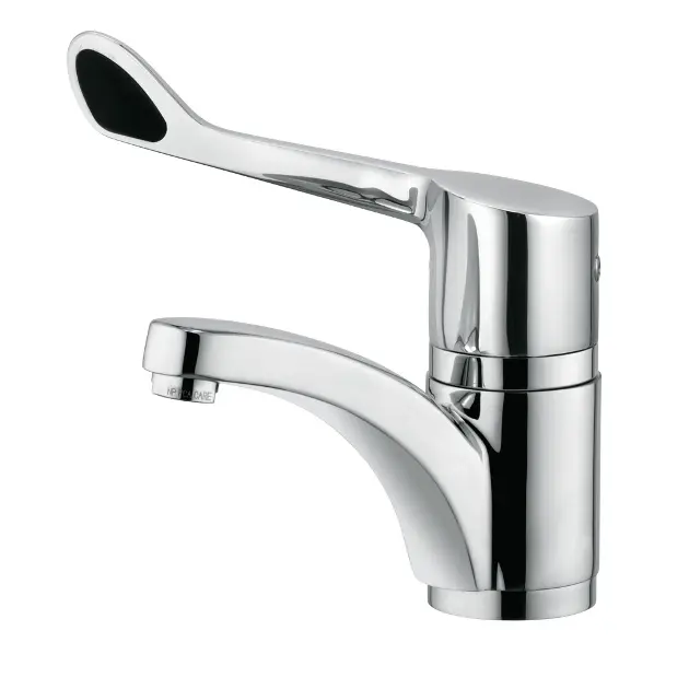 Kludi Medi Care - Miscelatore monocomando per lavabo, con braccio di erogazione girevole, cromo 341130534