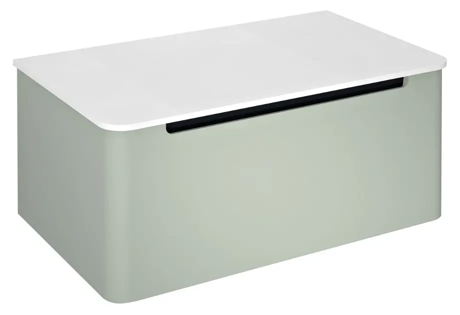 Sapho Kerala - Ormarić za umivaonik 80x48x35 cm, 1 ladica, verde KR080-4444