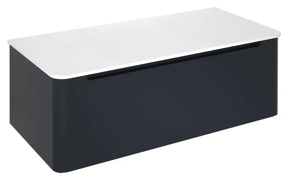Sapho Kerala - Ormarić za umivaonik 100x48x35 cm, 1 ladica, antracit KR100-3434