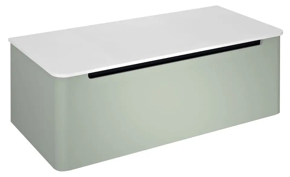 Sapho Kerala - Ormarić za umivaonik 100x48x35 cm, 1 ladica, verde KR100-4444
