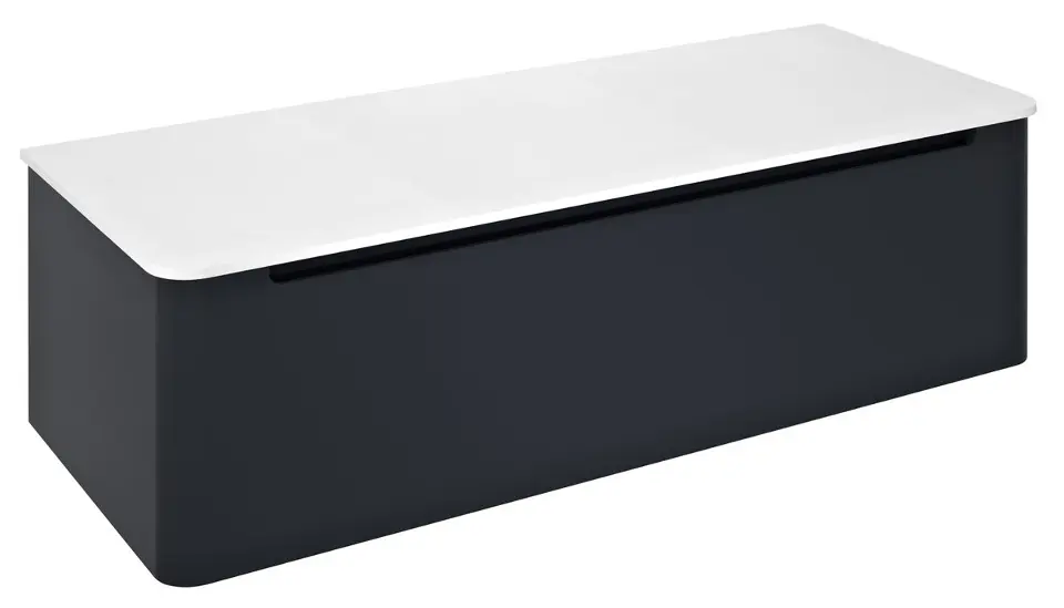 Sapho Kerala - Ormarić za umivaonik 120x48x35 cm, 1 ladica, antracit KR120-3434