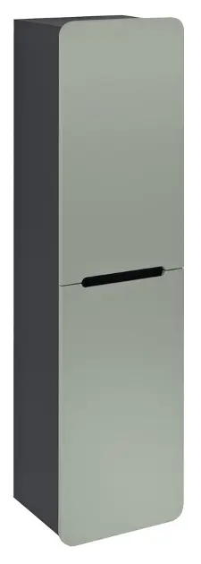 Levně Sapho Kerala - Vysoká skříňka 143x38x32 cm, 2 dvířka L/P, verde/antracit KR350-4434