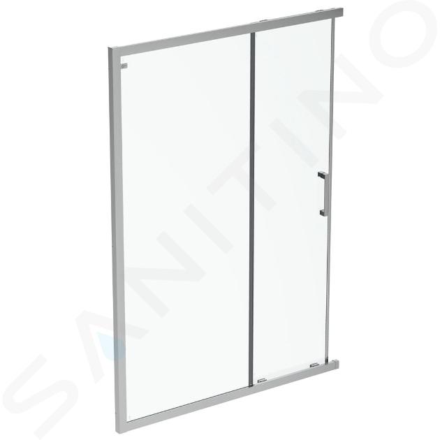 Ideal Standard - Posuvné sprchové dvere, dvojdielne, 80 cm, silver bright/číre sklo K9259EOIIJ1
