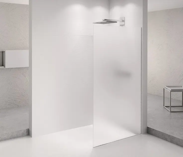 E-shop Polysan Architex - Sprchová stena 146,2x210 cm, Antidrop, matné sklo/chróm AXC150MT